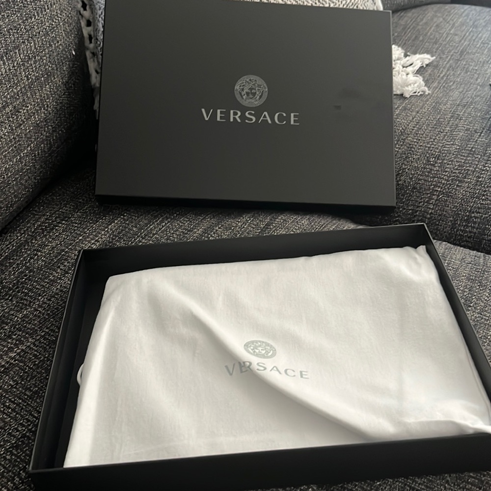 Versace big wristlet bag